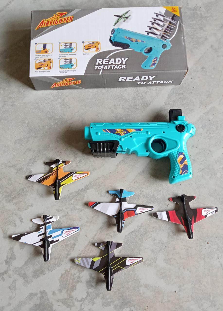 Airplane Launcher Toy with Foam Planes, 5-Pack - infinityexculsivestore.com