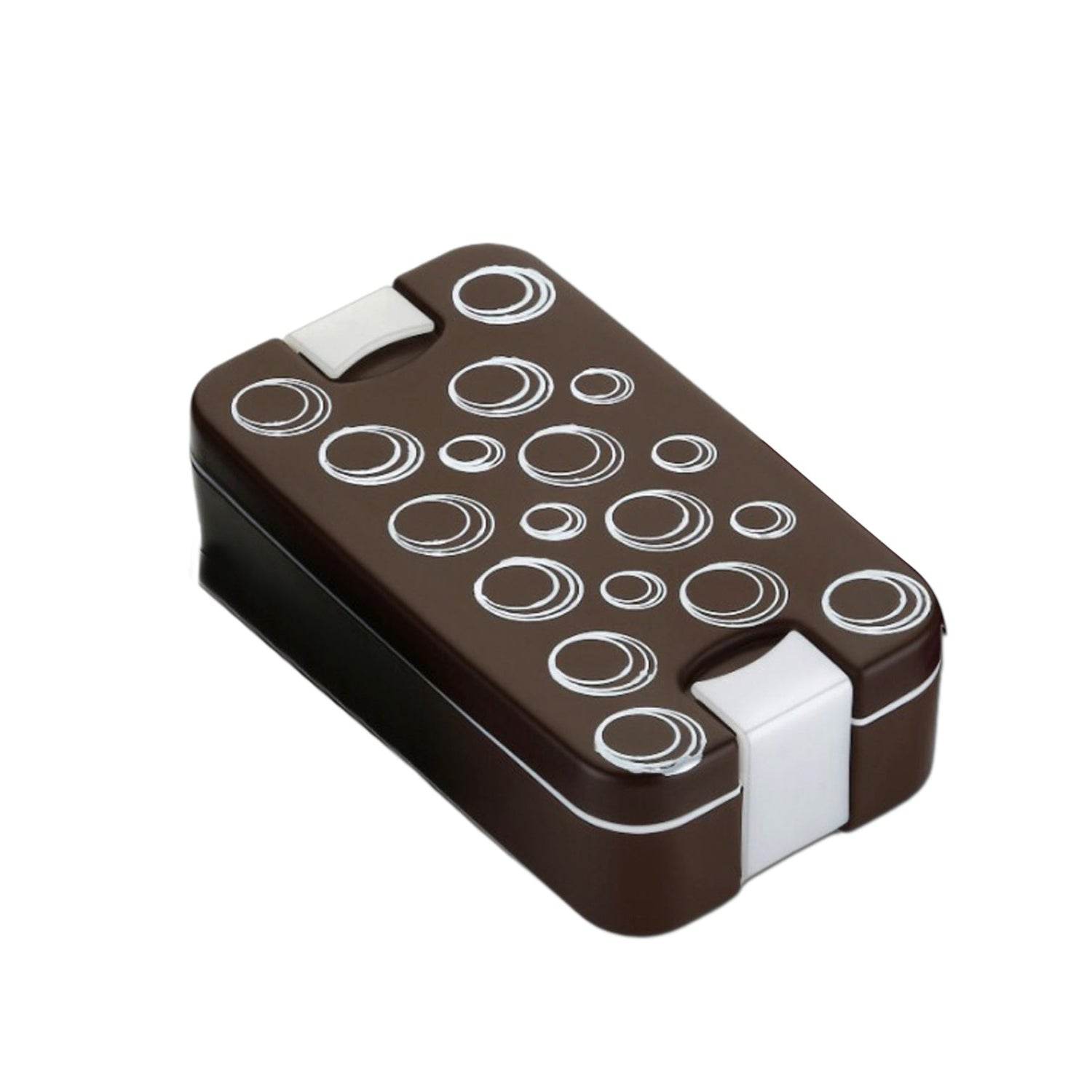 Airtight Lunch Box - 2 Compartment, Leak-Proof, Food-Grade Material, Modern Compact Design with Spoon - infinityexculsivestore.com