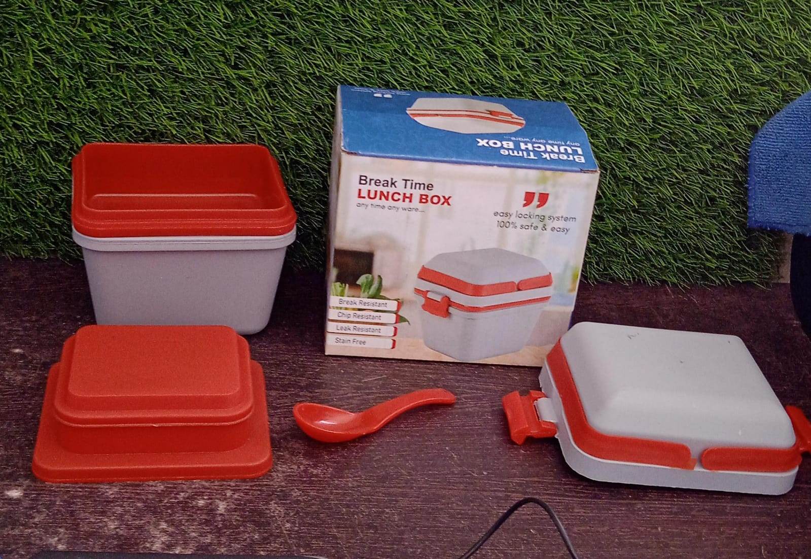 Airtight Lunch Box with Handle & Push Lock - infinityexculsivestore.com