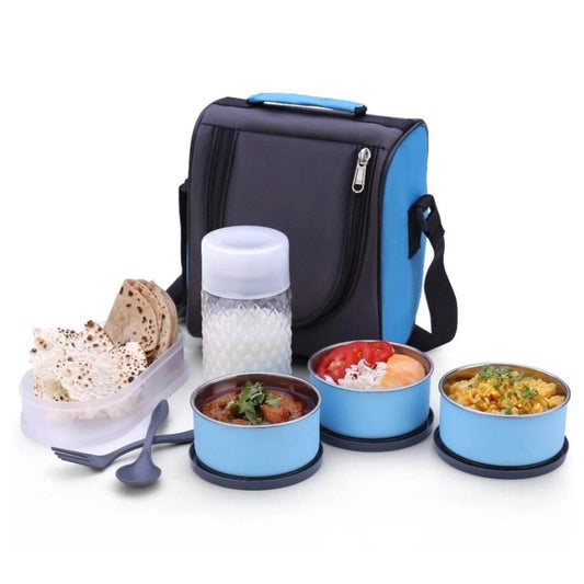 All - in - One Lunch Box with Fabric Bag for Office & School - infinityexculsivestore.com