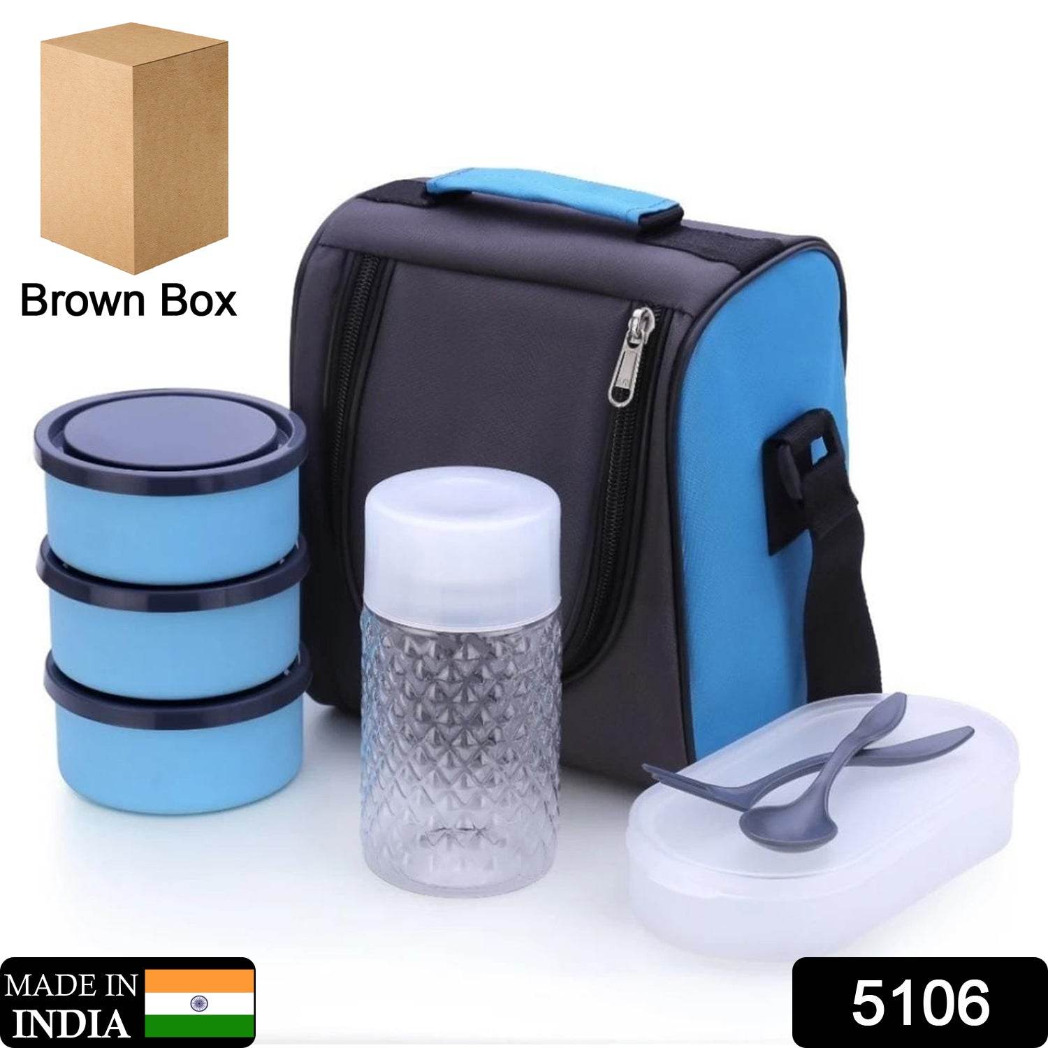 All - in - One Lunch Box with Fabric Bag for Office & School - infinityexculsivestore.com