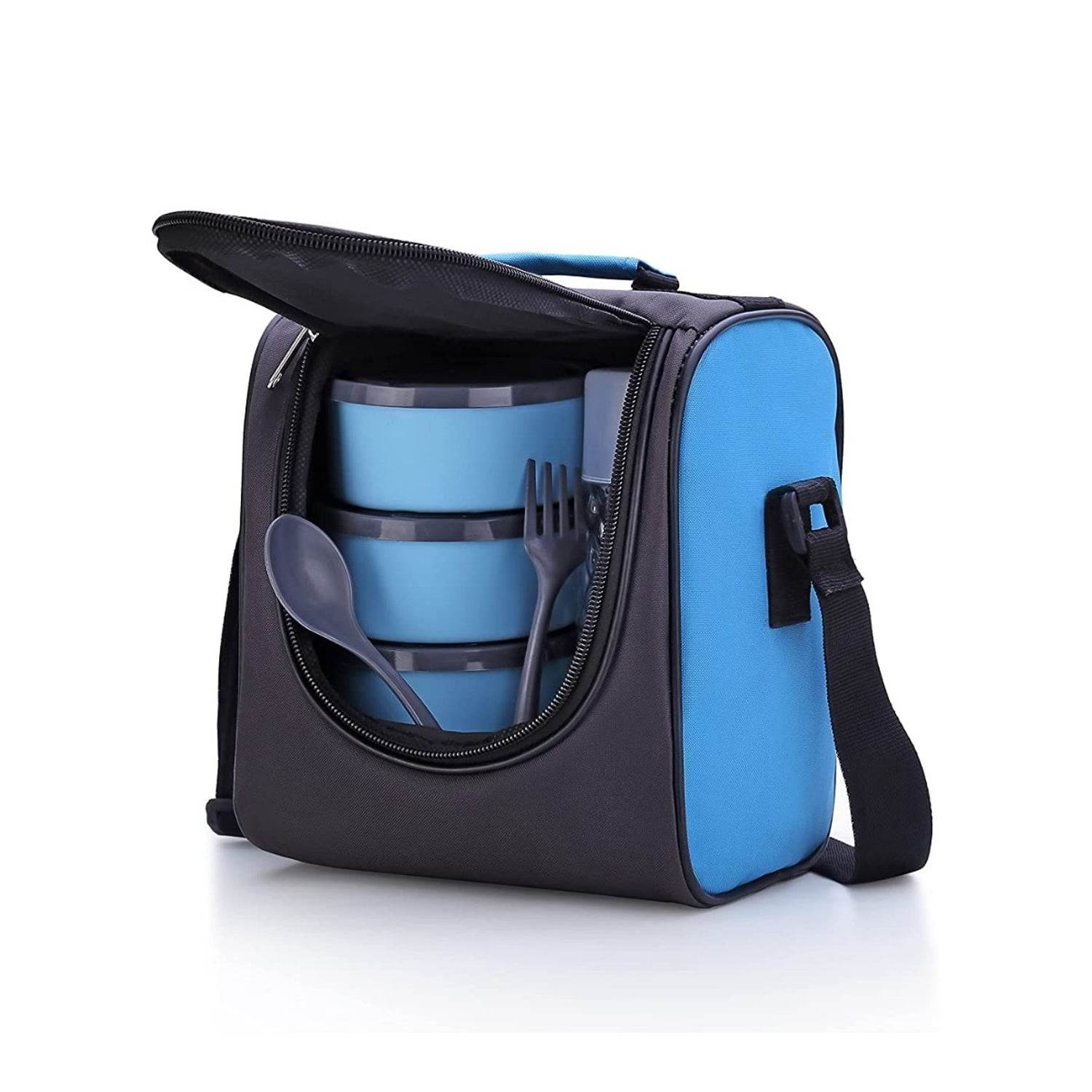 All - in - One Lunch Box with Fabric Bag for Office & School - infinityexculsivestore.com