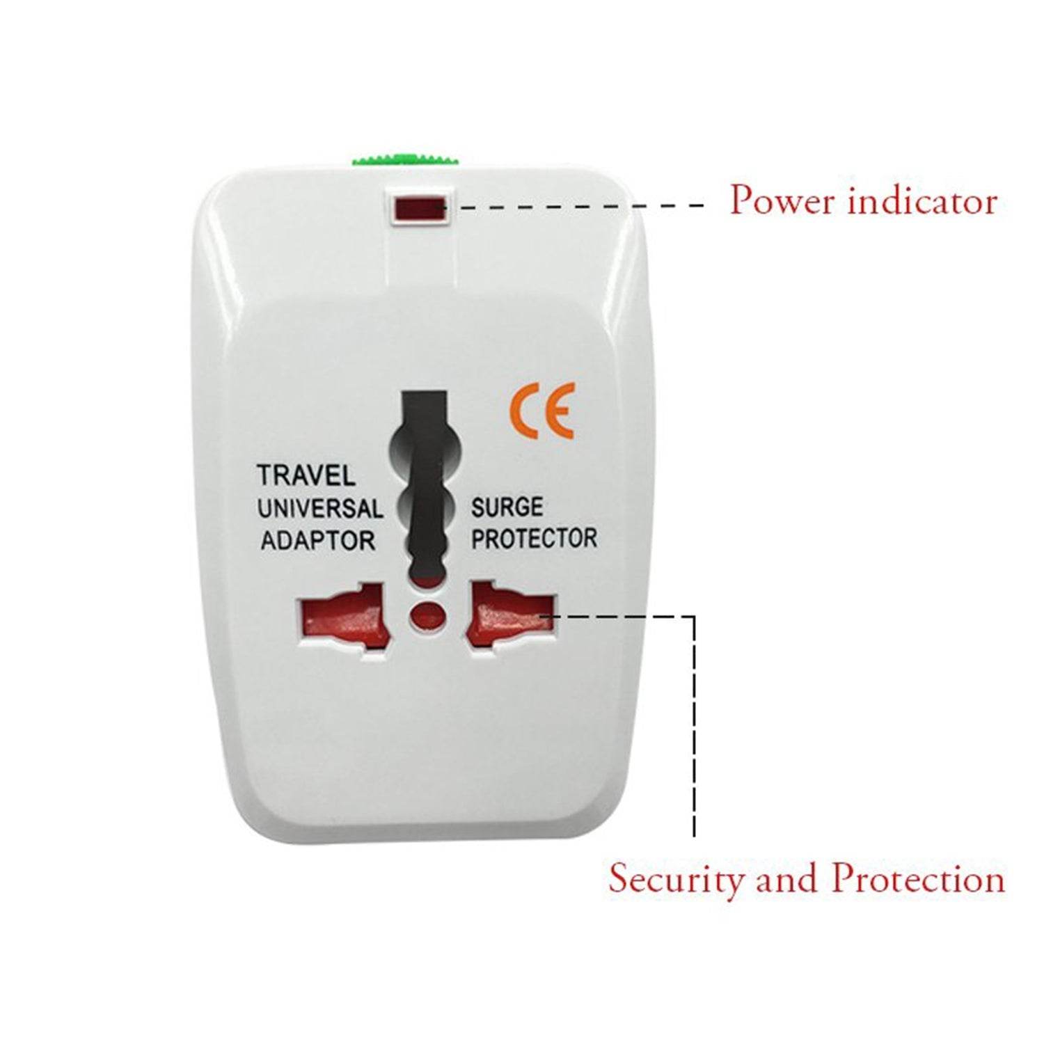 All-in-One Universal Worldwide Travelling AC Adaptor Plug (AU / UK / US / EU) International Power Charger Electric USB Power Plug Socket Adapter Converter (1 Pc) - infinityexculsivestore.com