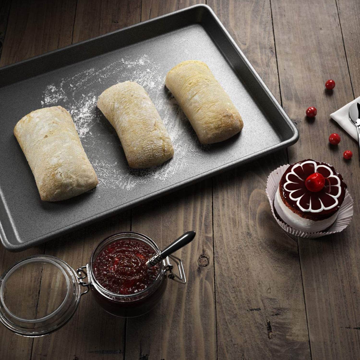 Aluminium Cake Mould Cake Baking Tray - infinityexculsivestore.com