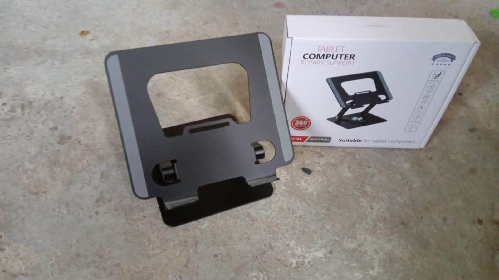 Aluminum Alloy 360°Rotating Bracket, Adjustable Laptop Stand, Portable Foldable Ergonomic Laptop Support - infinityexculsivestore.com