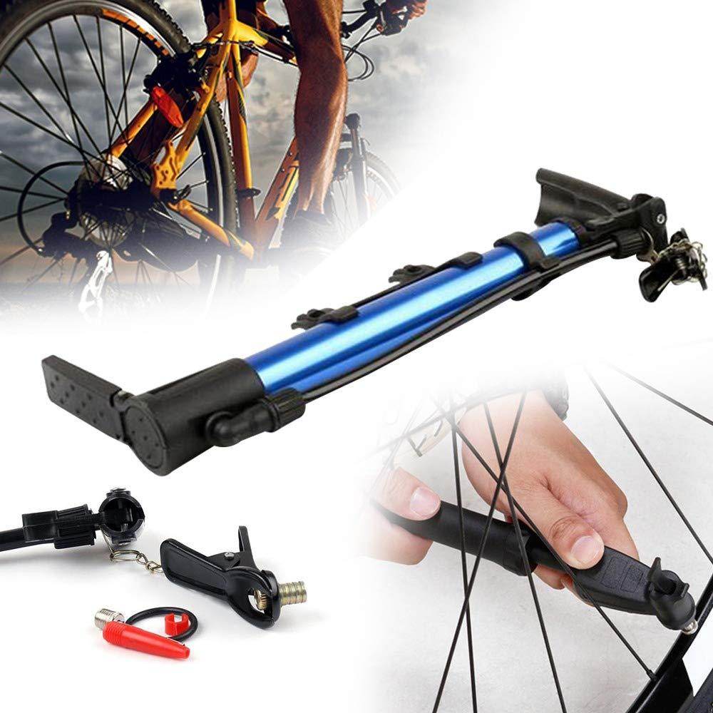 Aluminum Mini Bicycle Air Pump (Multicolor) - infinityexculsivestore.com