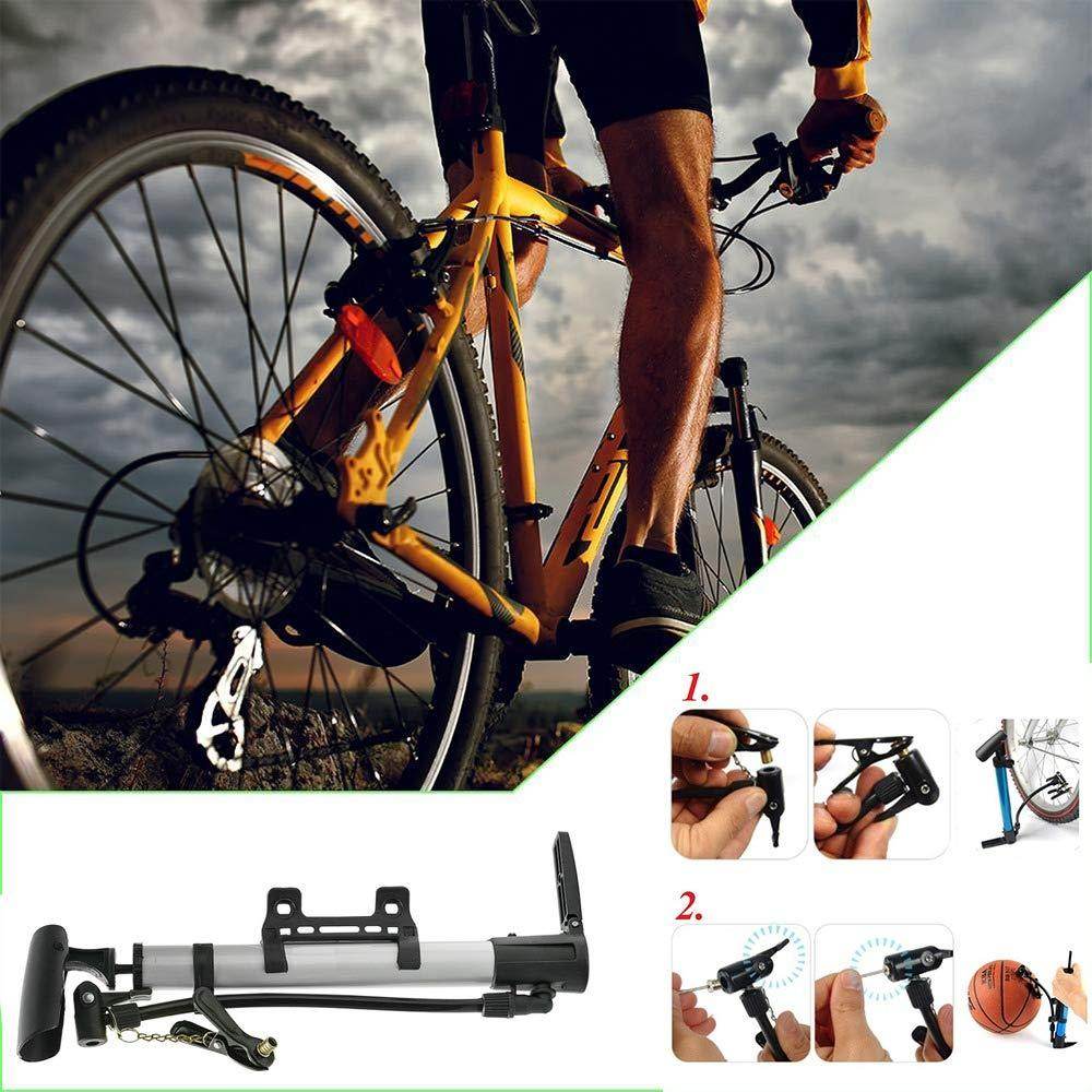 Aluminum Mini Bicycle Air Pump (Multicolor) - infinityexculsivestore.com