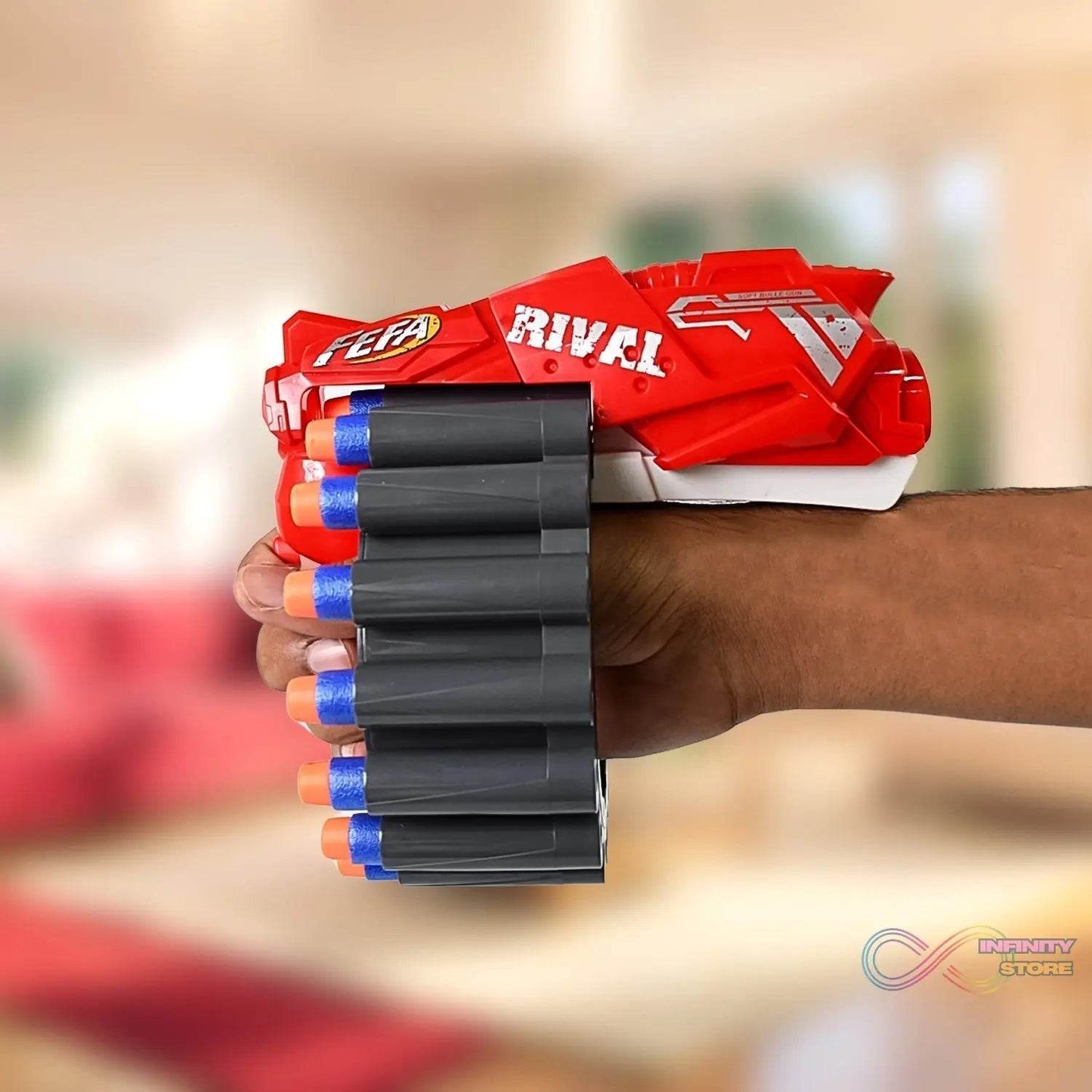 Amazing Toy Gun, Gun for Children, 20 Soft Bullets (1 Set) - infinityexculsivestore.com
