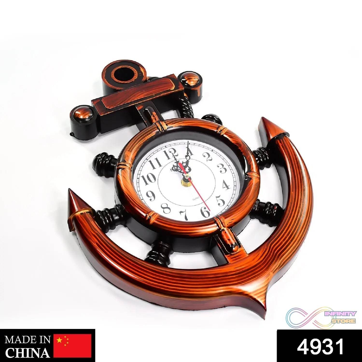 Anchor Wall Clock for Home - infinityexculsivestore.com