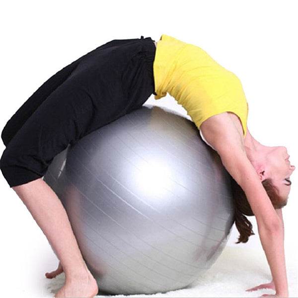 Anti-Burst Exercise Heavy Duty Gym Ball (Multicolour) (75Cm) - infinityexculsivestore.com