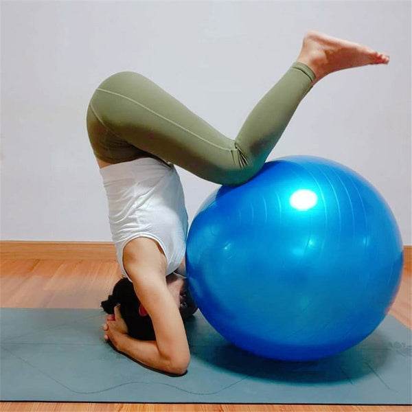 Anti-Burst Exercise Heavy Duty Gym Ball (Multicolour) (75Cm) - infinityexculsivestore.com