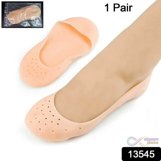 Anti-Crack Full Length Silicone Foot Protector Moisturizing Socks (1 Pair / Mix Size) - infinityexculsivestore.com