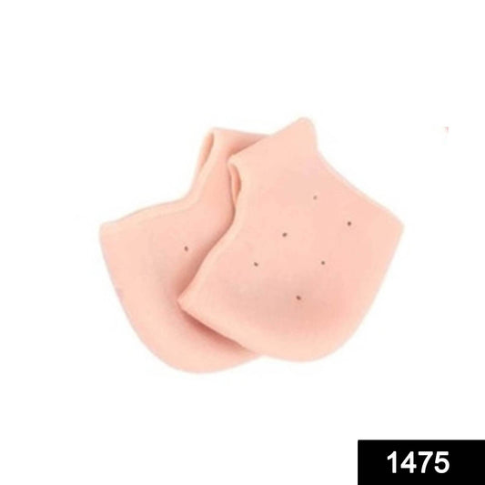 Anti Crack Silicone Half Gel Heel And Foot Protector Moisturizing Socks - infinityexculsivestore.com