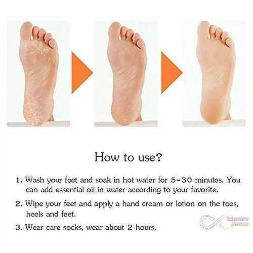 Anti Crack silicone Gel Foot Protector Moisturizing Socks - infinityexculsivestore.com