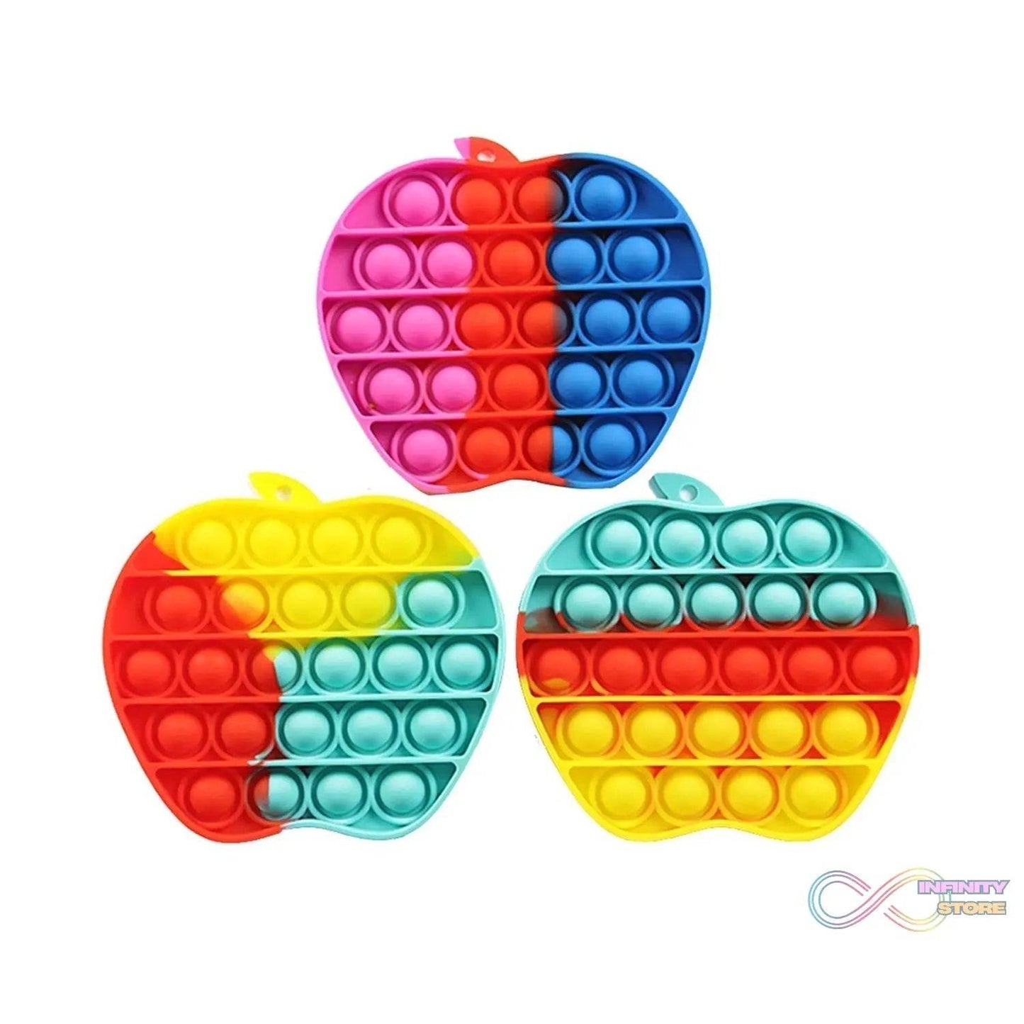 Apple Fidget Toy used in all kinds of household places specially for kids and children for playing purposes - infinityexculsivestore.com