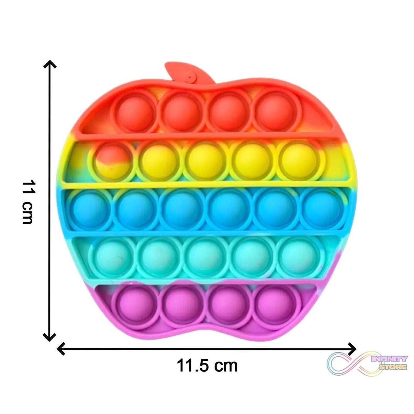 Apple Fidget Toy used in all kinds of household places specially for kids and children for playing purposes - infinityexculsivestore.com