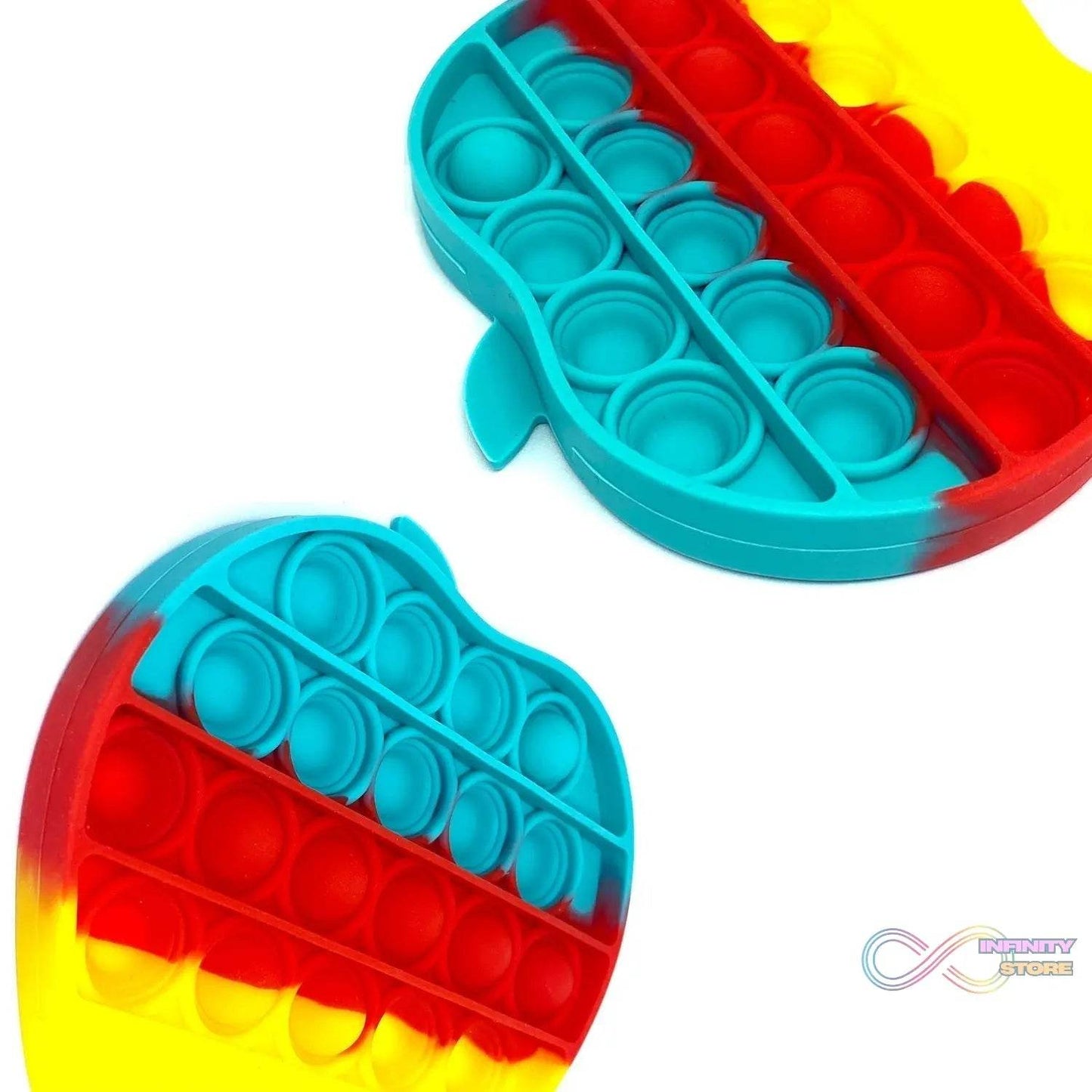Apple Fidget Toy used in all kinds of household places specially for kids and children for playing purposes - infinityexculsivestore.com