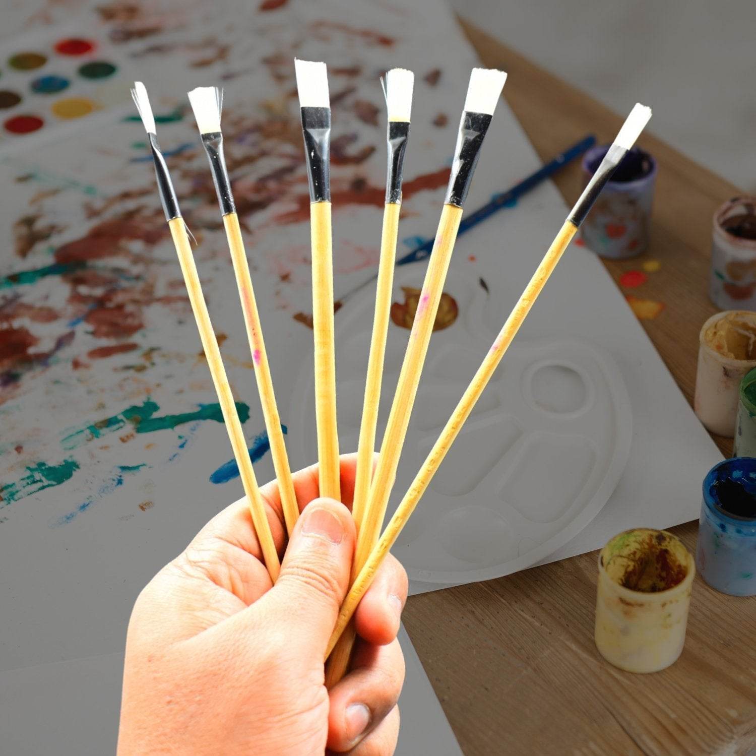 Art Brush Set for Artists (Pack of 6) - infinityexculsivestore.com
