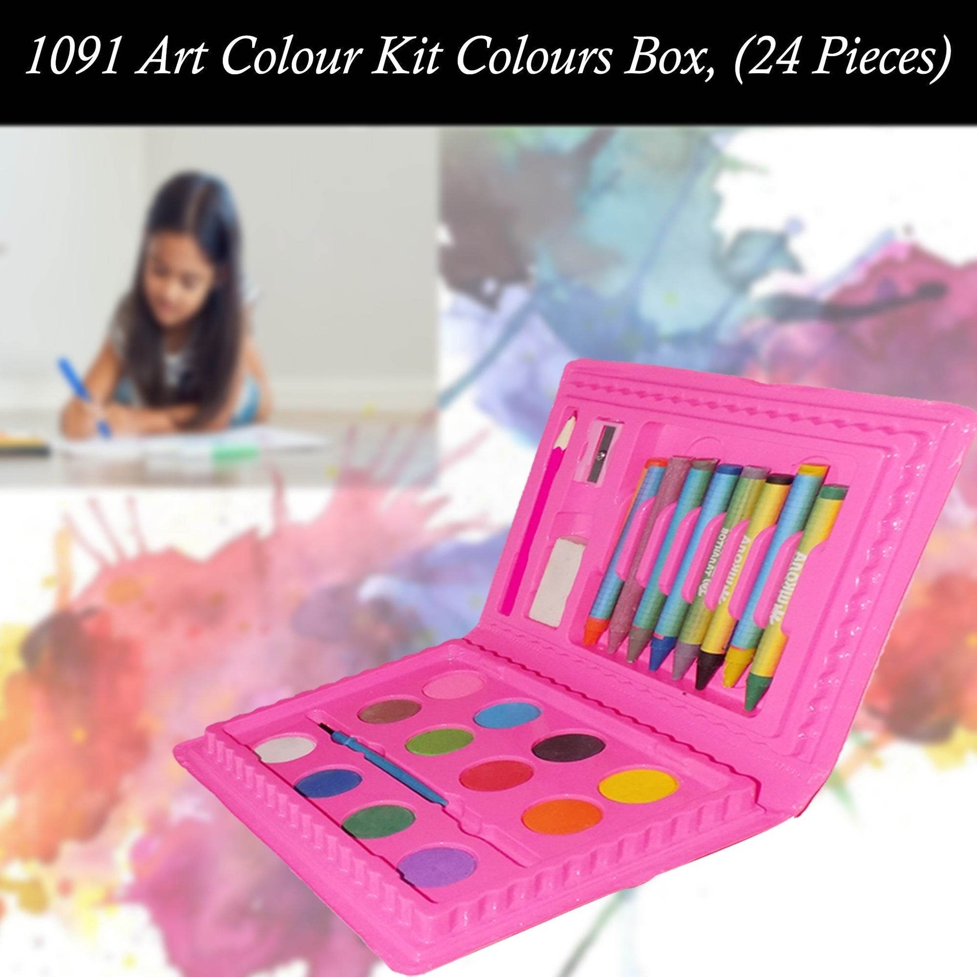 Art Colour Kit Colours Box, (24 Pieces) - infinityexculsivestore.com