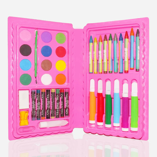 Art and Craft Color Kit (Crayons, Water Color, Sketch Pens) - 42 Pcs - infinityexculsivestore.com