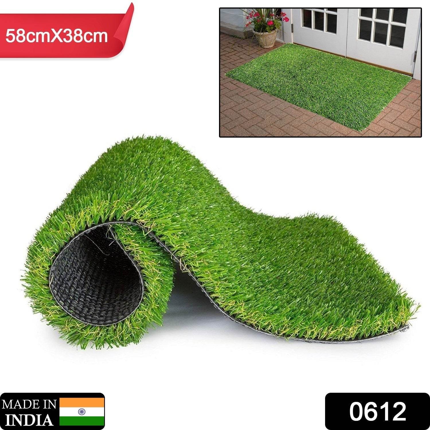 Artificial Grass Mat for Balcony or Doormat, 58x38cm - infinityexculsivestore.com