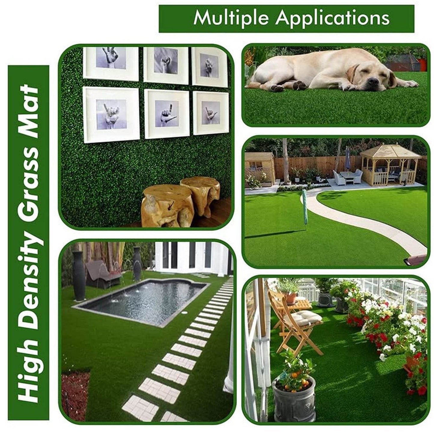 Artificial Grass Mat for Balcony or Doormat, 58x38cm - infinityexculsivestore.com