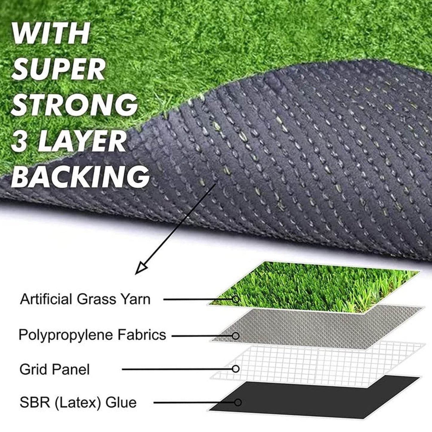 Artificial Grass Mat for Balcony or Doormat, 58x38cm - infinityexculsivestore.com