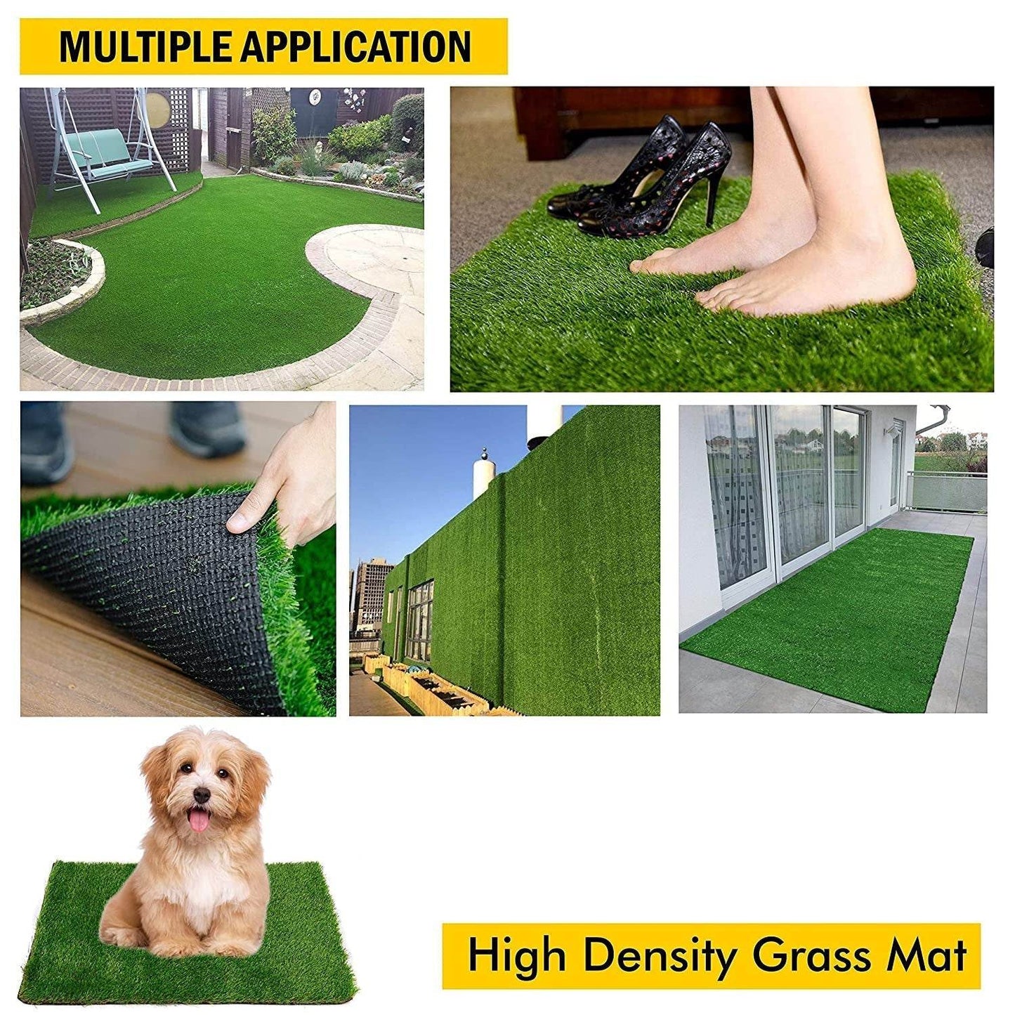 Artificial Grass Mat for Balcony or Doormat, 58x38cm - infinityexculsivestore.com