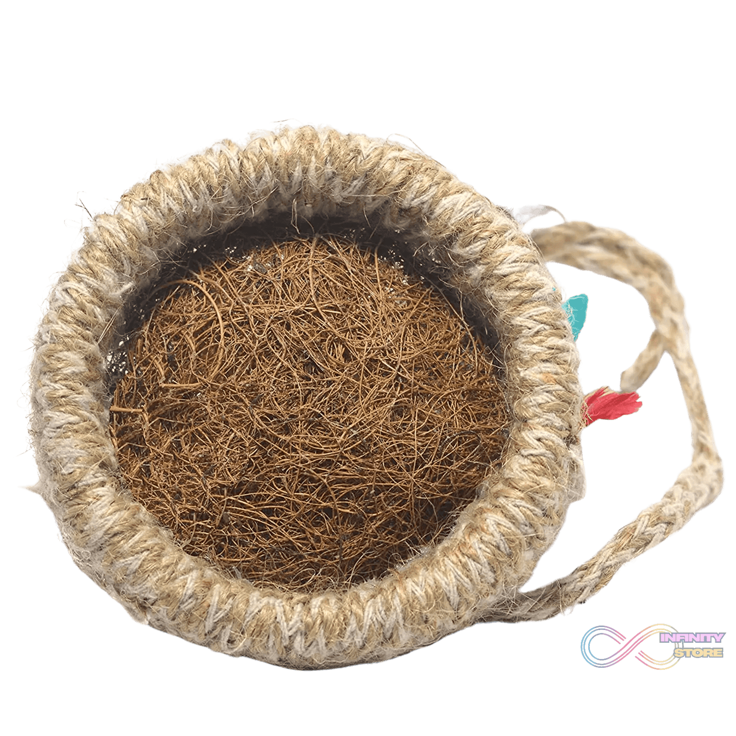 Artificial Jute Hanging Birds Nest Jhumar Chidiyan Ka Ghosla - infinityexculsivestore.com