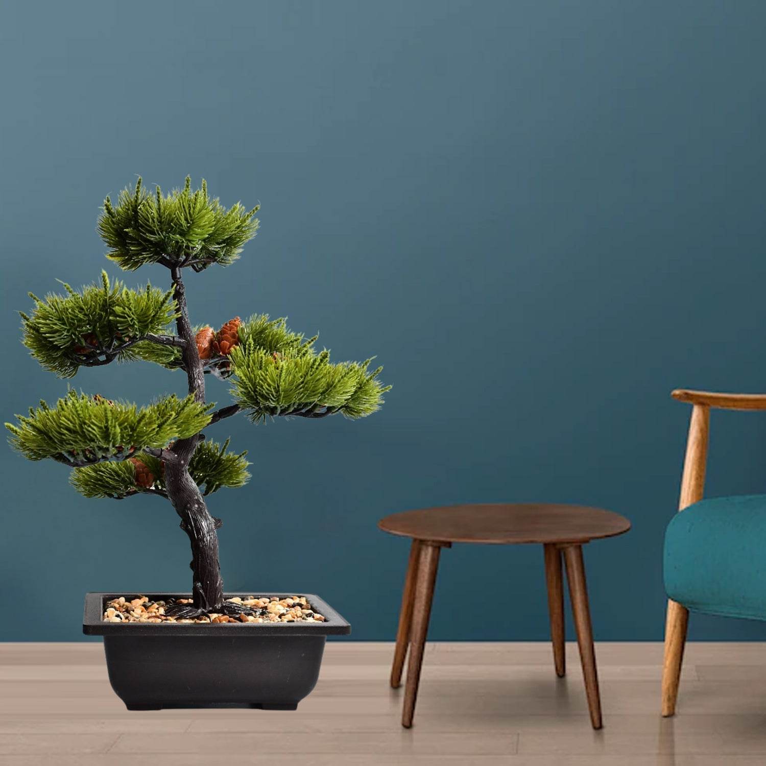 Artificial Potted Plant with Square Pot - infinityexculsivestore.com