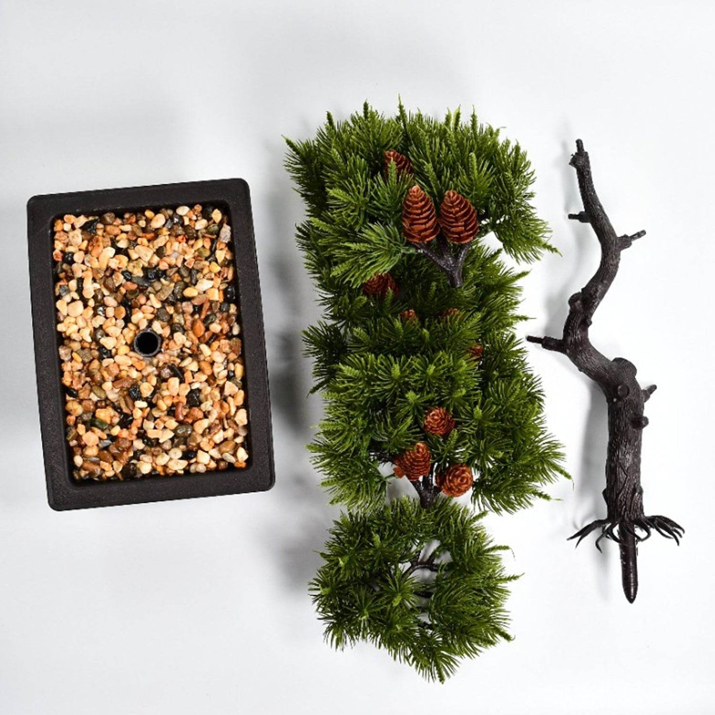 Artificial Potted Plant with Square Pot - infinityexculsivestore.com