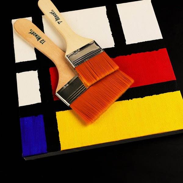 Artistic Flat Painting Brush - Set of 12 - infinityexculsivestore.com