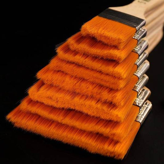 Artistic Flat Painting Brush - Set of 12 - infinityexculsivestore.com