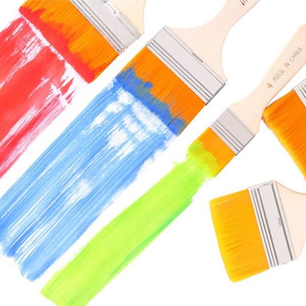 Artistic Flat Painting Brush - Set of 12 - infinityexculsivestore.com
