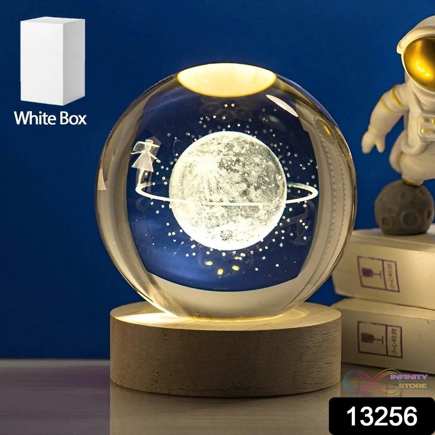 Astronaut Ball Night Light with Resin Base Decorative for Living Room Decor (1 Pc) - infinityexculsivestore.com