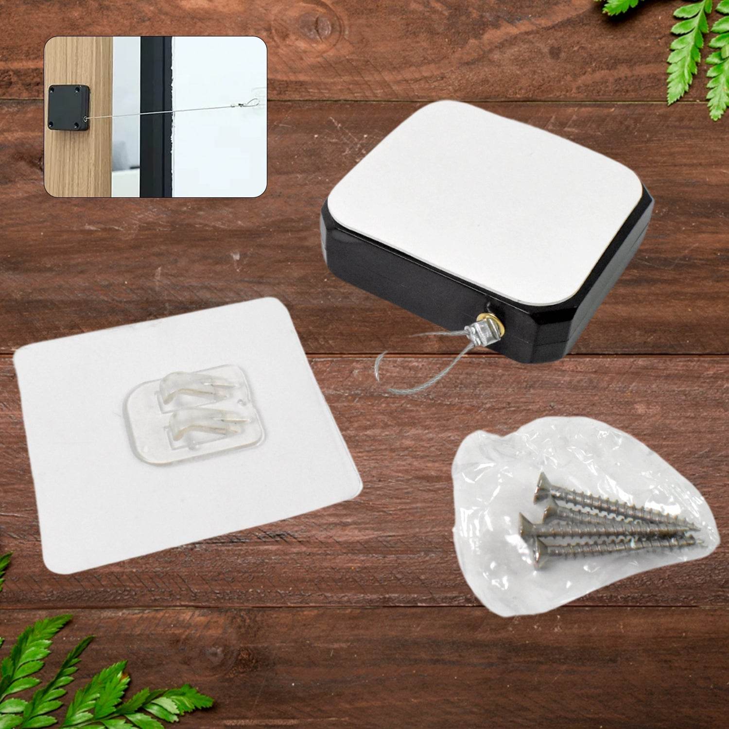 Automatic Door Closer Punch-Free Automatic Sensor Door Closer With 4 Screw - infinityexculsivestore.com