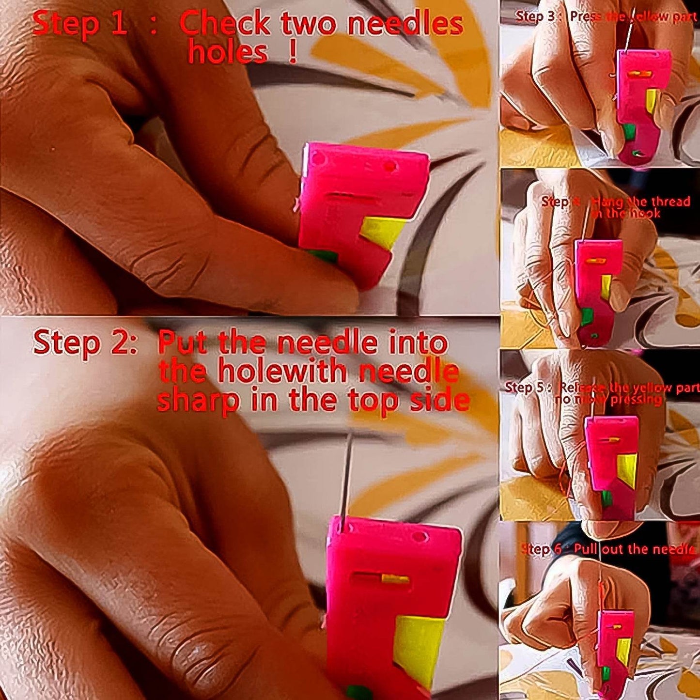 Automatic Needle Threading Device (Multicolour) - infinityexculsivestore.com