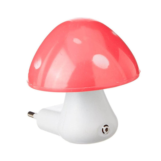 Automatic Night Sensor Mushroom Lamp (0.2 watt, Multicolour) - infinityexculsivestore.com