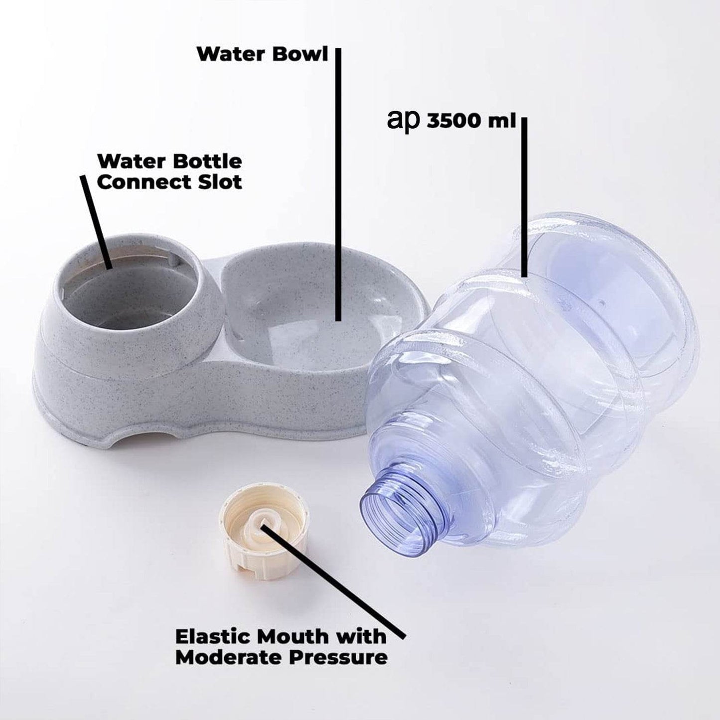 Automatic Pet Water Dispenser, Food Storage Bottle - infinityexculsivestore.com