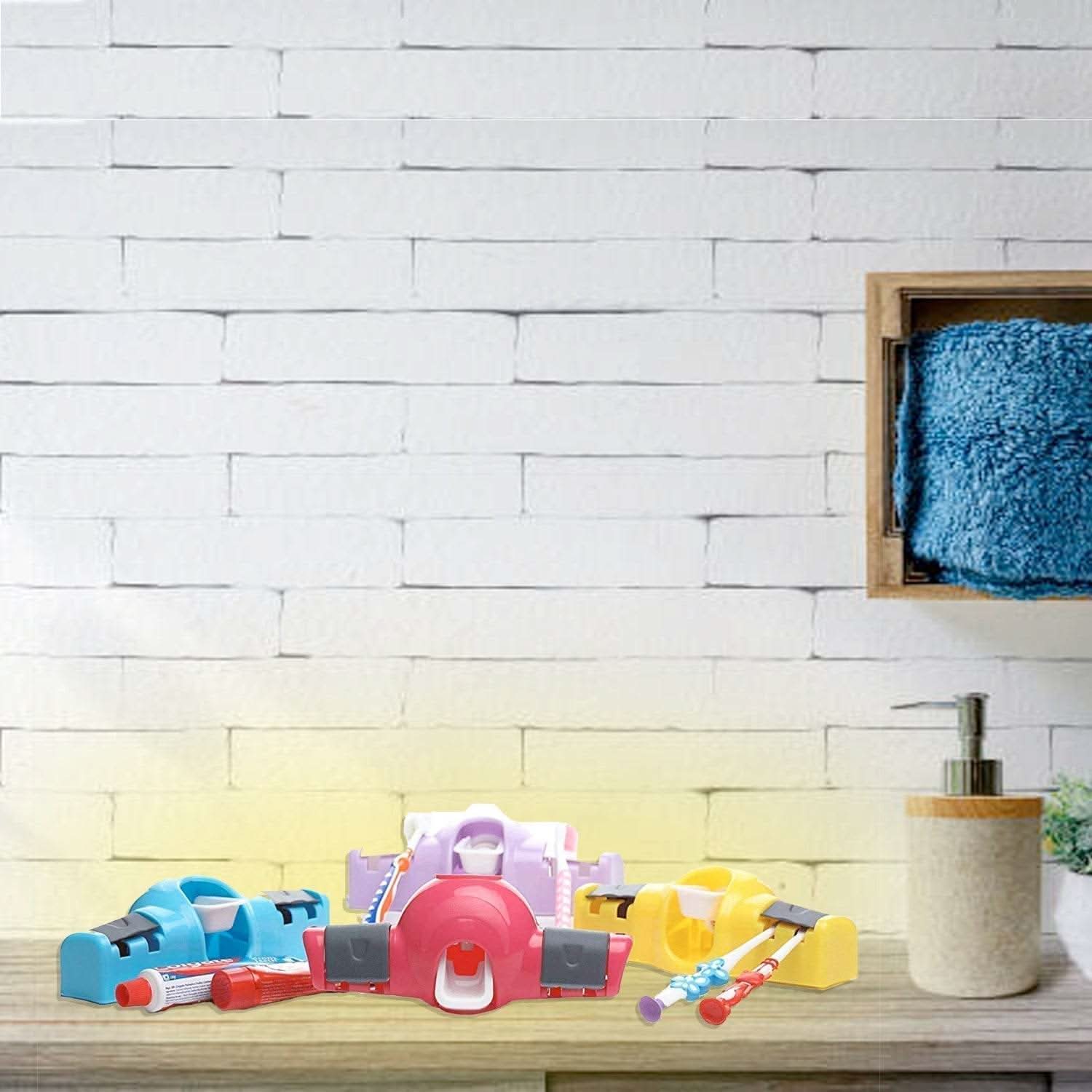 Automatic Push Toothpaste Squeezer Dispenser - infinityexculsivestore.com