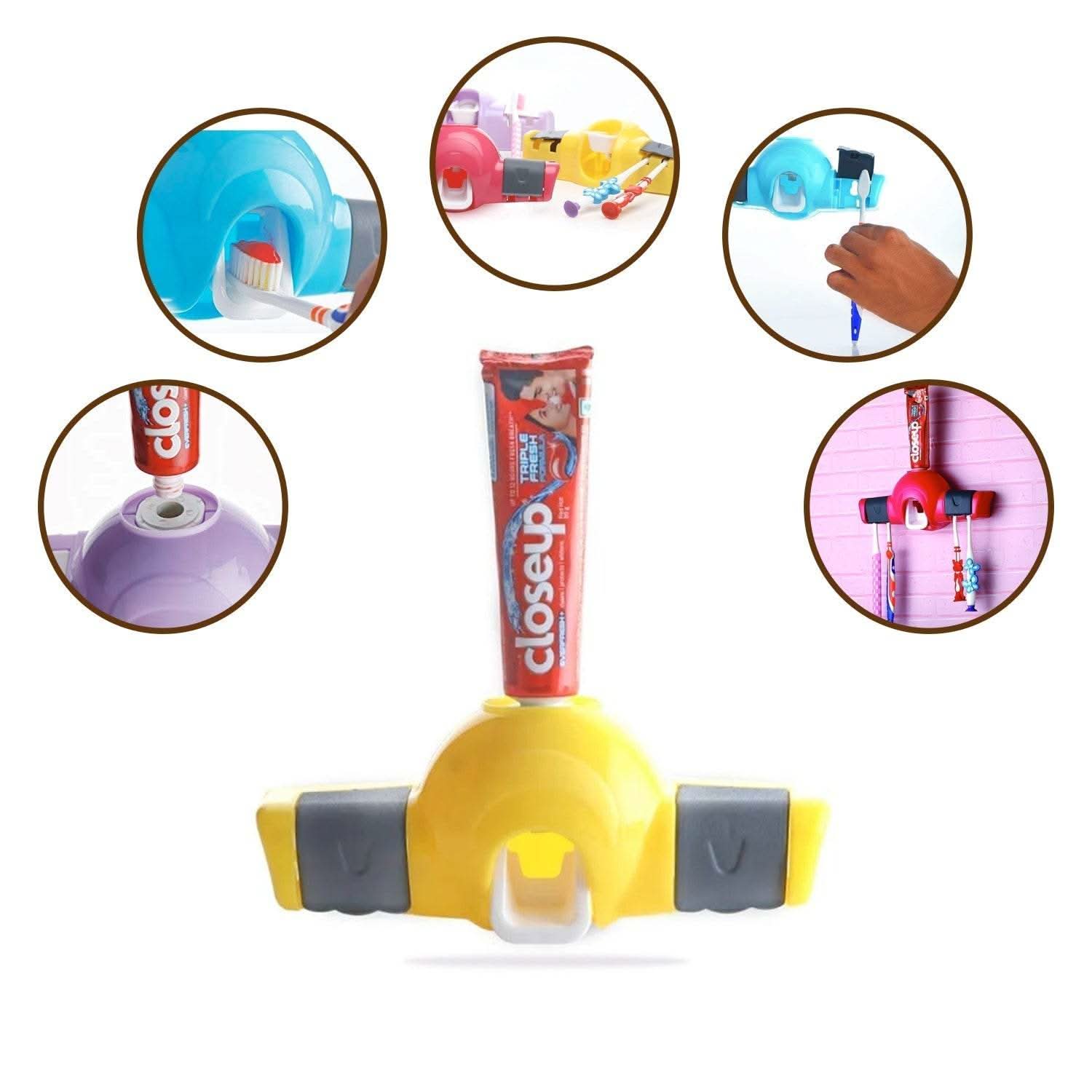 Automatic Push Toothpaste Squeezer Dispenser - infinityexculsivestore.com