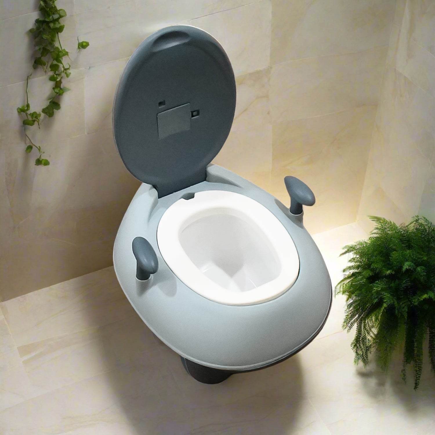 BABY PORTABLE LIGHTING & MUSIC TOILET, BABY POTTY TRAINING SEAT BABY POTTY CHAIR FOR TODDLER BOYS GIRLS POTTY SEAT FOR 1+ YEAR CHILD - infinityexculsivestore.com