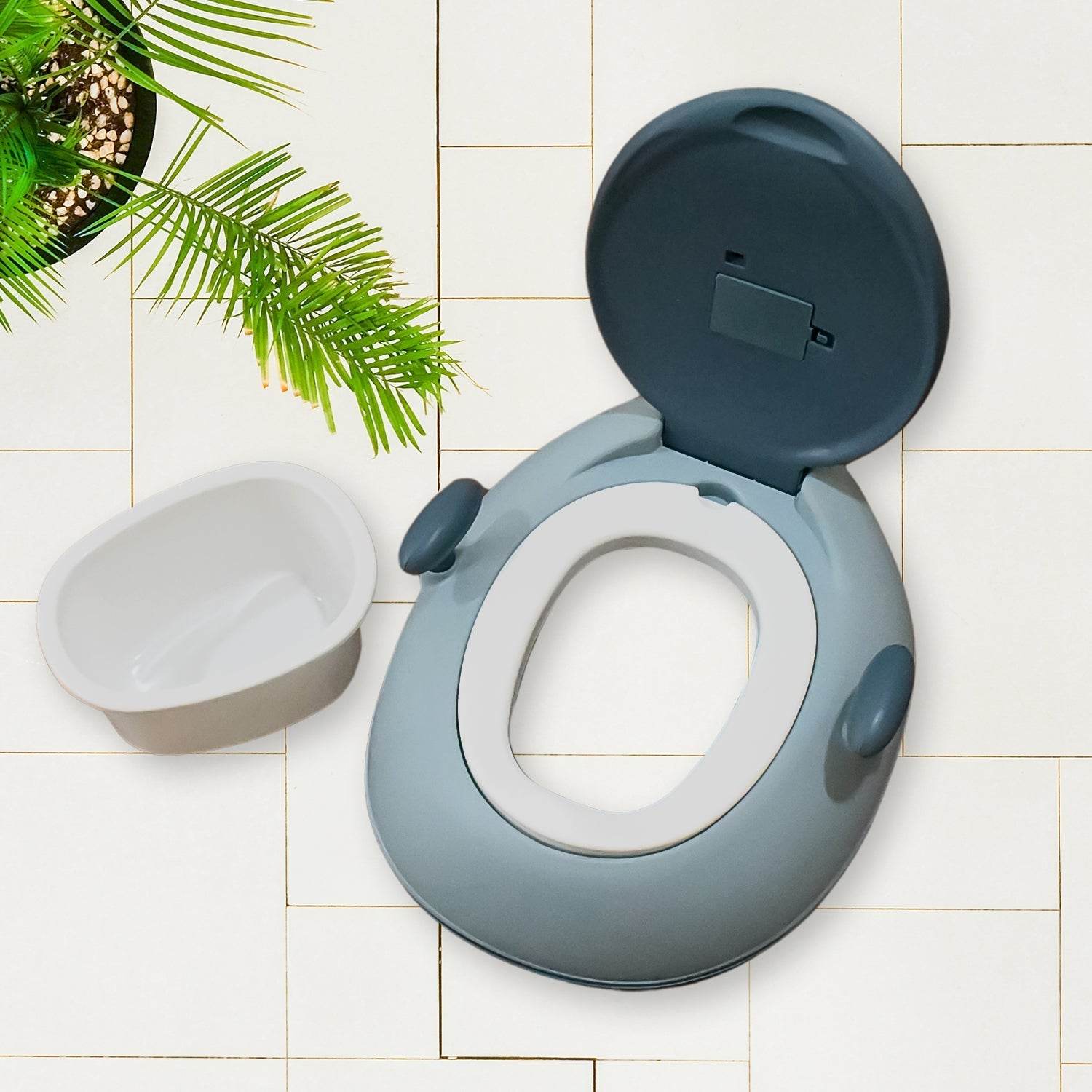 BABY PORTABLE LIGHTING & MUSIC TOILET, BABY POTTY TRAINING SEAT BABY POTTY CHAIR FOR TODDLER BOYS GIRLS POTTY SEAT FOR 1+ YEAR CHILD - infinityexculsivestore.com