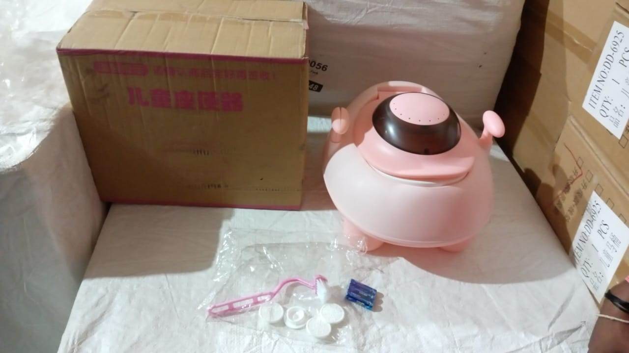 BABY PORTABLE LIGHTING & MUSIC TOILET, BABY POTTY TRAINING SEAT BABY POTTY CHAIR FOR TODDLER BOYS GIRLS POTTY SEAT FOR 1+ YEAR CHILD - infinityexculsivestore.com
