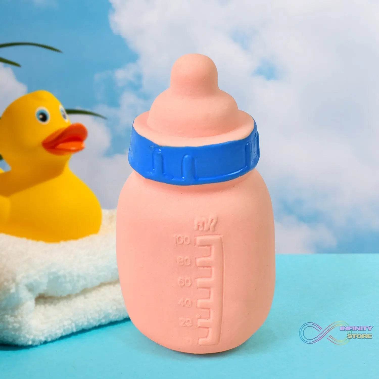 Baby And Bottle Squeeze Chu Chu Fun Toy (2 Pcs) - infinityexculsivestore.com