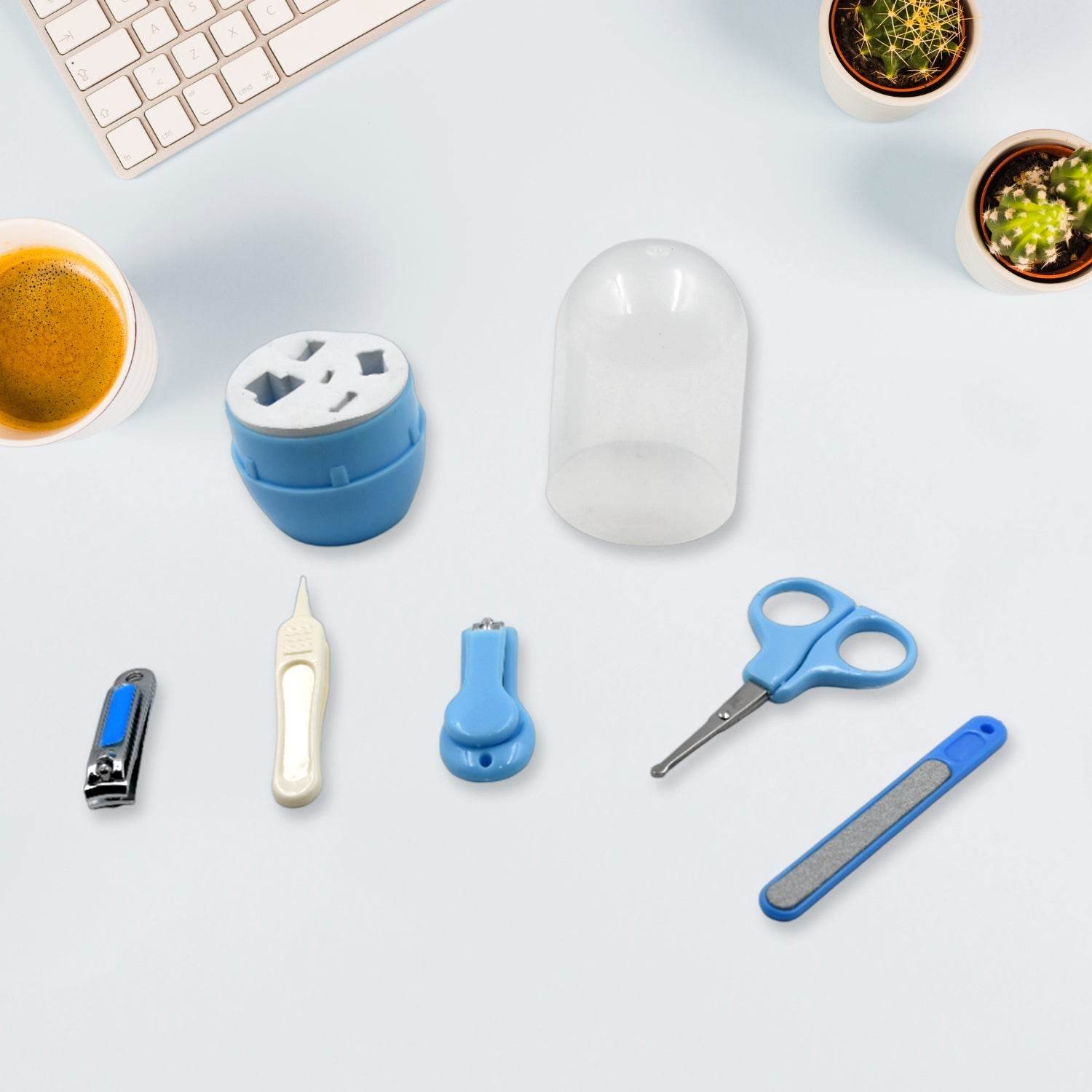 Baby Care Baby Nail Clipper, Scissor, Tweezer and Nail Cleaning Sets, The Best Baby Shower Gift for Baby Girl and Baby Boy (5 Pc Set) - infinityexculsivestore.com