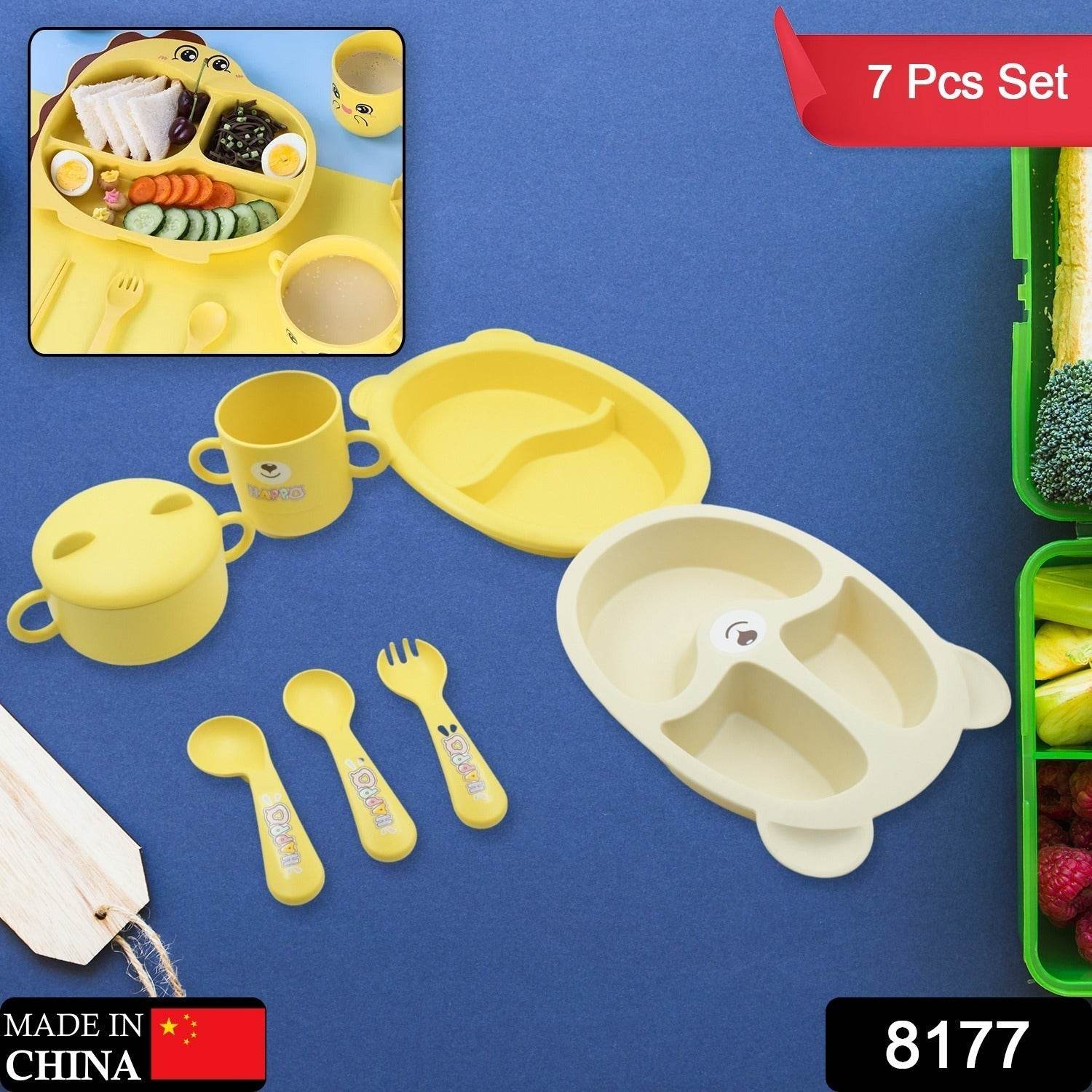 Baby Feeding Set For Kids And Toddlers (7 pcs set) - infinityexculsivestore.com