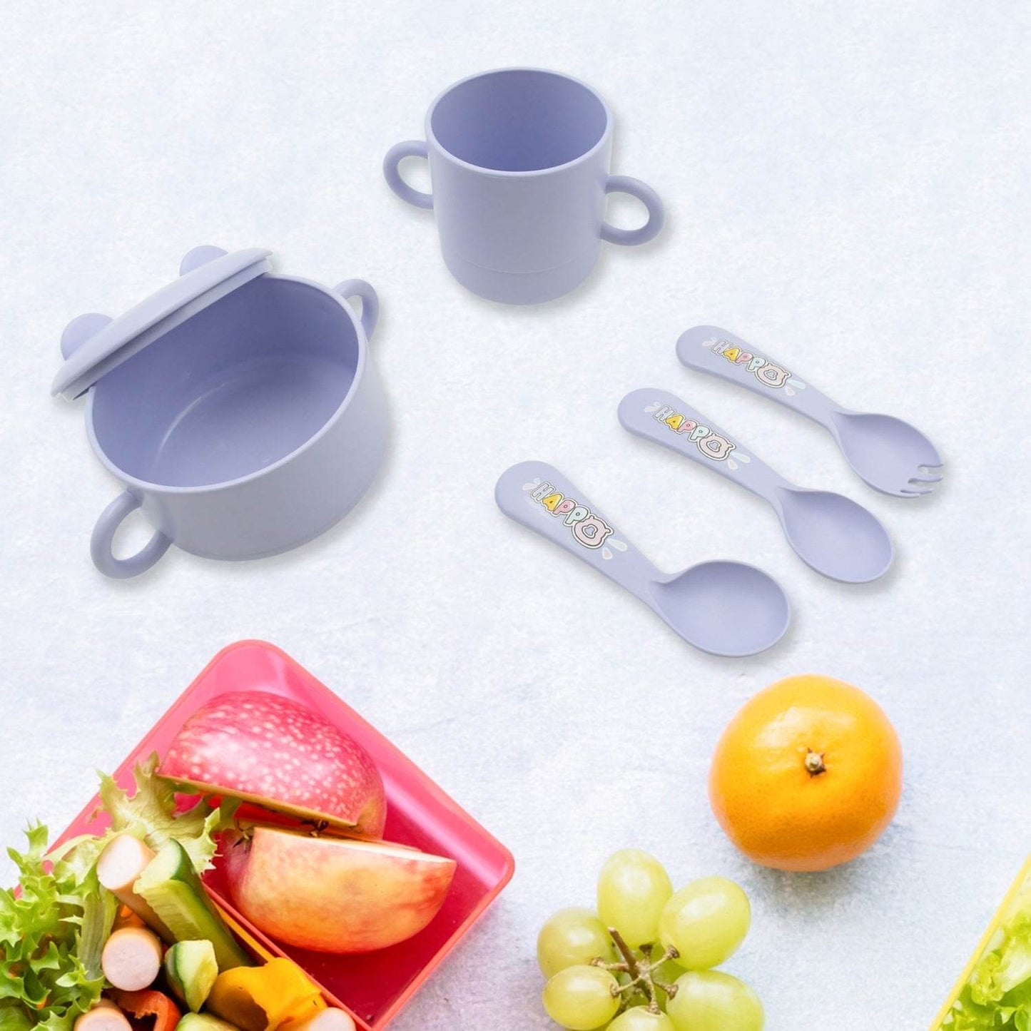 Baby Feeding Set For Kids And Toddlers (7 pcs set) - infinityexculsivestore.com