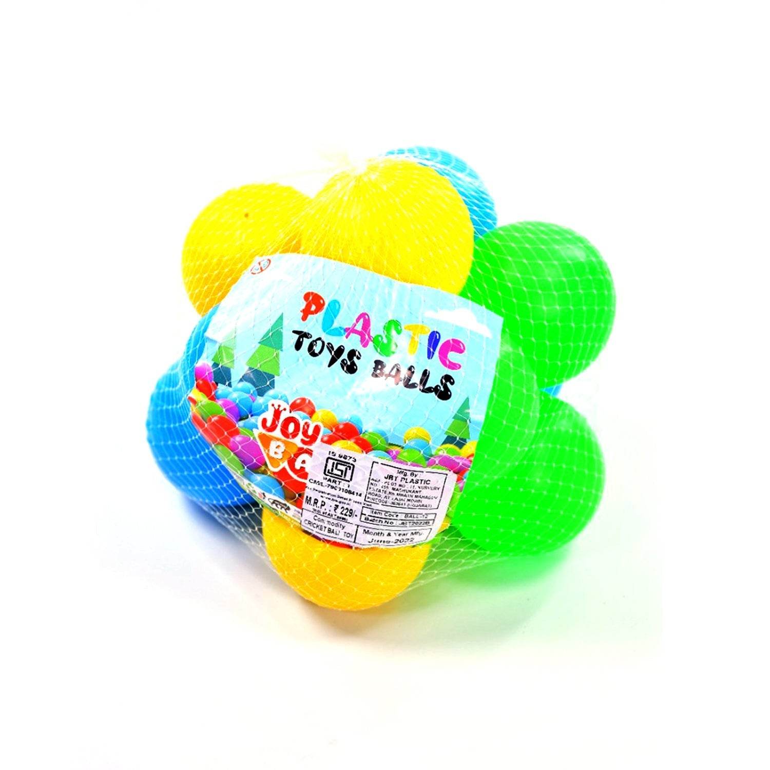 Baby Premium Multicolour Balls for Kids Pool Pit / Ocean Ball Without Sharp Edges Soft Balls for Toddler Play Tents & Tunnels Indoor & Outdoor - infinityexculsivestore.com