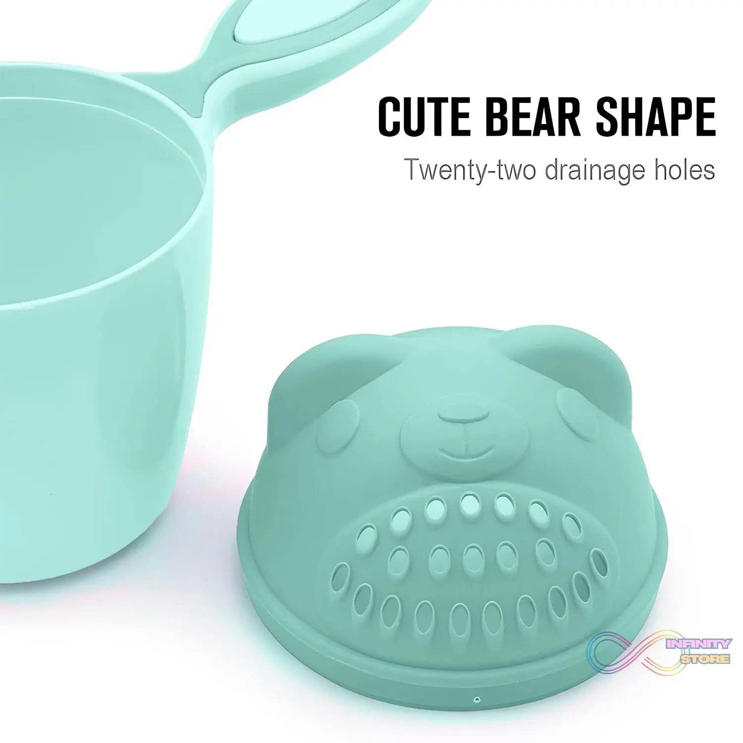 Baby Shampoo Shower Cup Safe Soft Bathing Water Scorpion Baby Bath Tumbler Hair Washing Mug Rainer - infinityexculsivestore.com